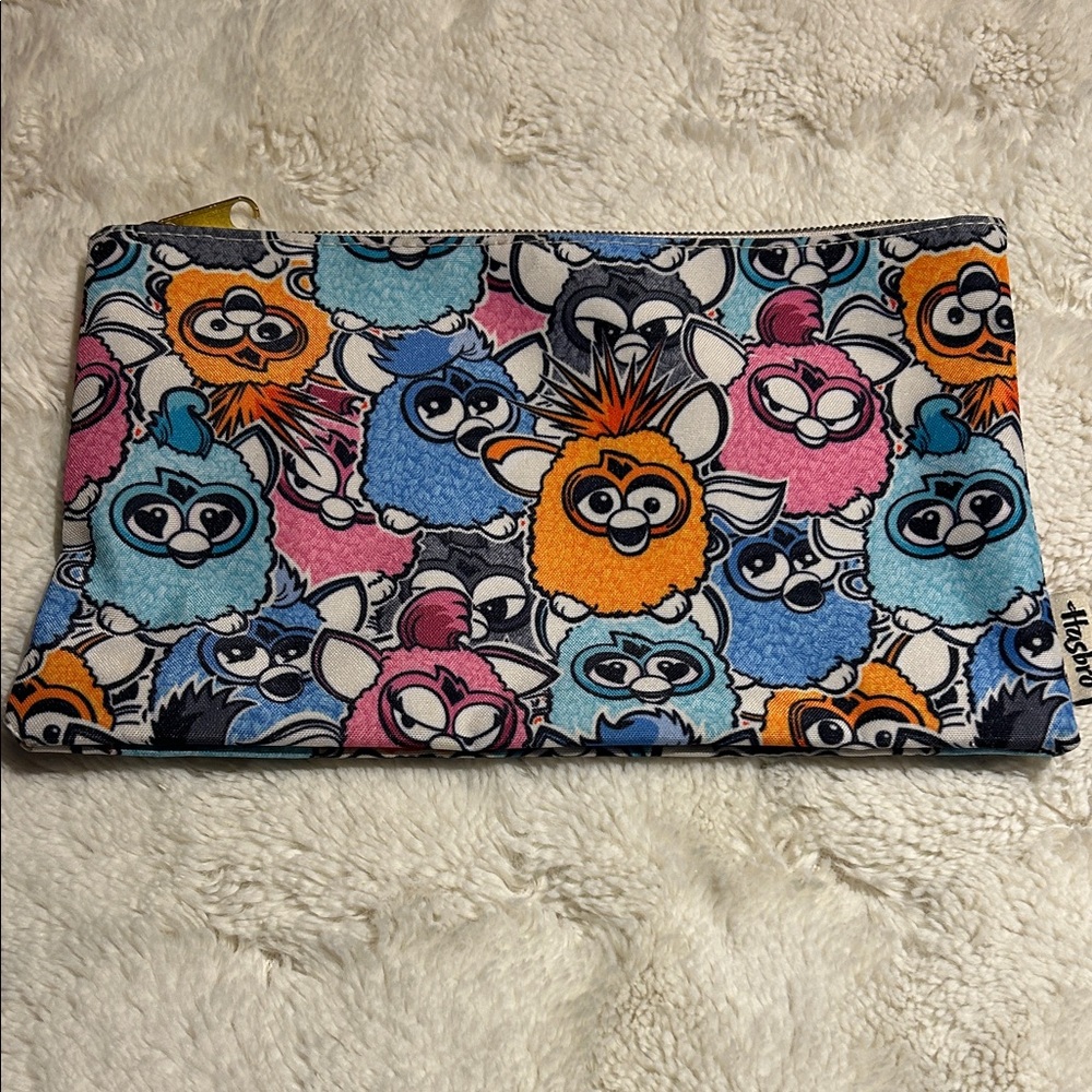 Hasbro Blue and Black Furby Pouch